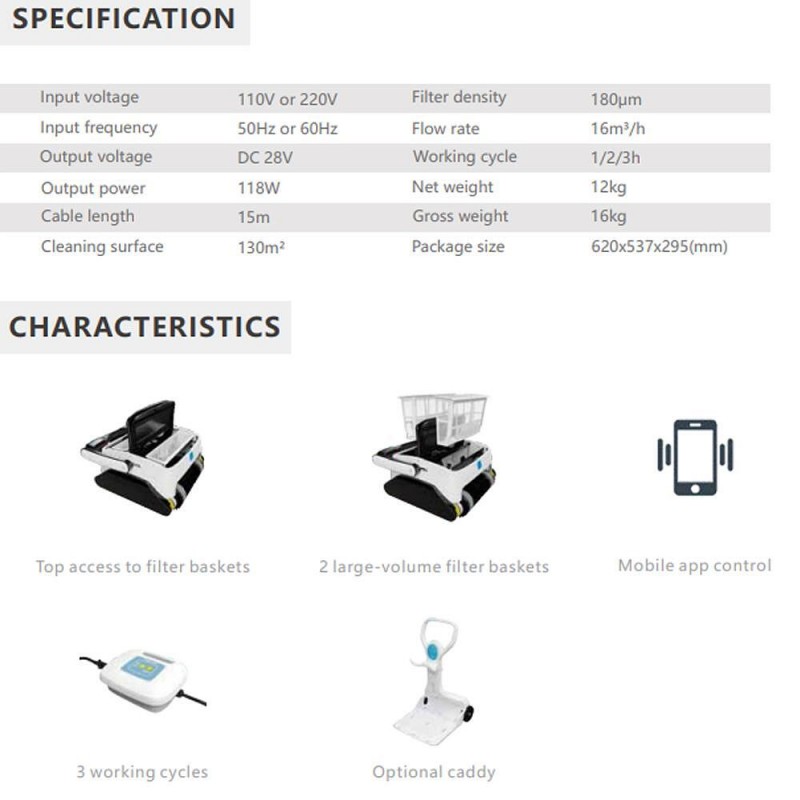 Робот за басейни Opson Pro